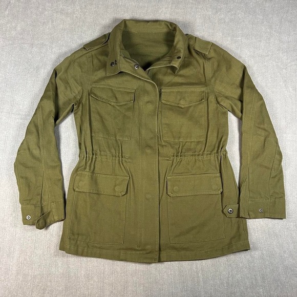 The Unbranded Brand Jackets & Blazers - Unbranded Army Green Utility Field Jacket Cotton Military Coat Small B8C132